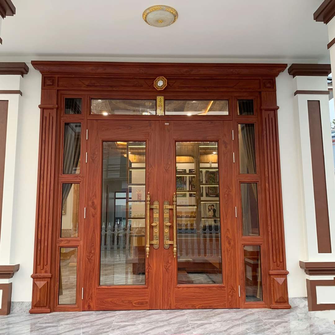 cửa thép vân gỗ